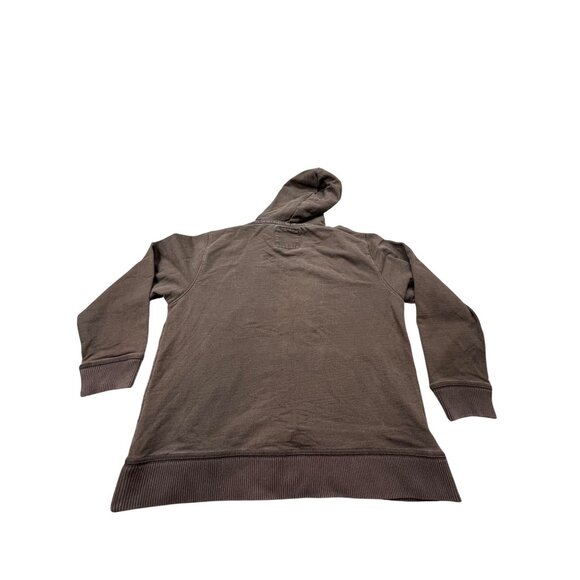 Old Navy Surplus Riverside Mens XL Brown Athletic Varsity Hoodie Thrashed Preppy - Picture 2 of 10